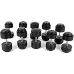 Rubber dumbbells (32 to 40 kg)