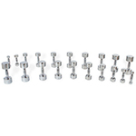 Chrome dumbbells (1 to 10 kg)
