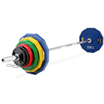 Kroon OP-140 Pro Rubber Coated Olympic Plate Set