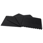 Kroon Black Carpet Squares 12mm (4 pieces)